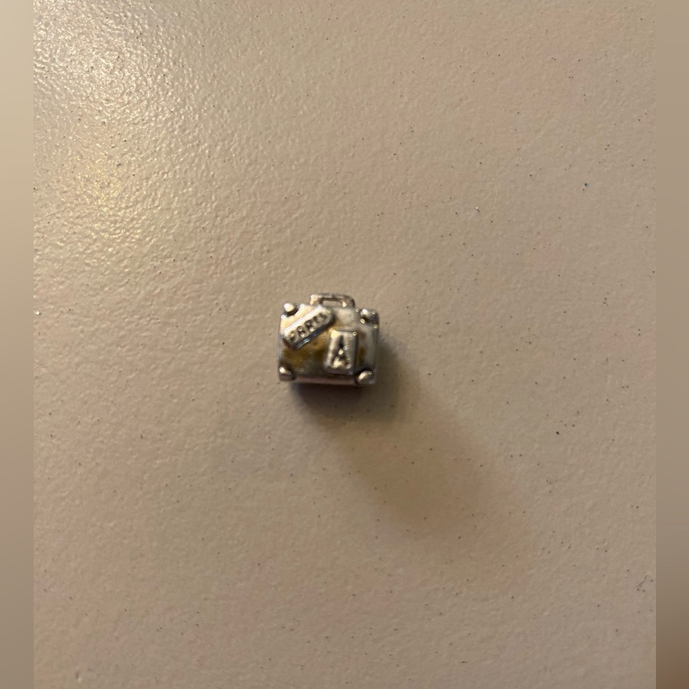 Paris and DK suitcase Pandora charm